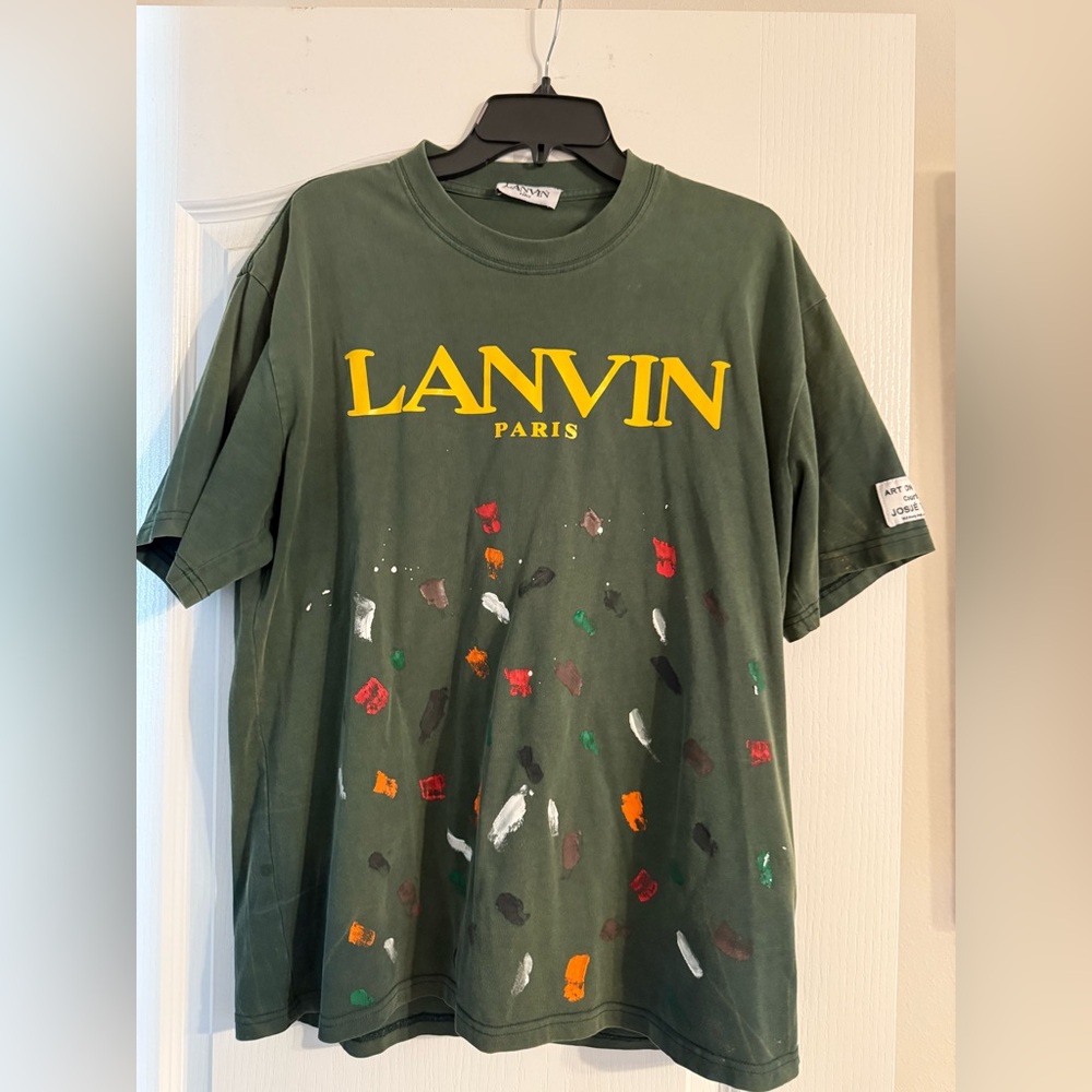Green Art on Display T-Shirt Lanvin